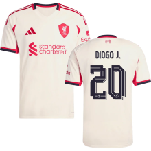 DIOGO J.  #20 LFC 1:1 Away Fans Jersey 2025/26 (UCL Font 欧冠字体 ) ★★