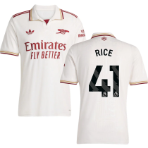 RICE #41 ARS 1:1 Quality Third Fans Soccer Jersey 2025/26 (League Font 联赛字体 ) ★★