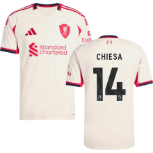 CHIESA #14 LFC 1:1 Away Fans Jersey 2025/26 (League Font 联赛字体 ) ★★