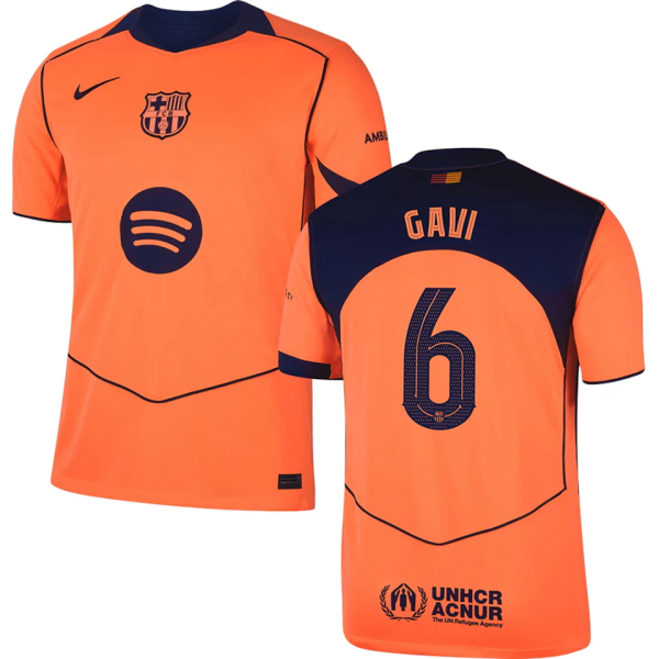 GAVI # 6 BA 1:1 Quality Third Fans Soccer Jersey 2025/26 (UCL Font 欧冠字体 有号下广告) ★★