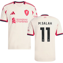 M.SALAH #11 LFC 1:1 Away Fans Jersey 2025/26 (League Font 联赛字体 ) ★★