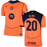 OLMO # 20 BA 1:1 Quality Third Fans Soccer Jersey 2025/26 (UCL Font 欧冠字体 有号下广告) ★★