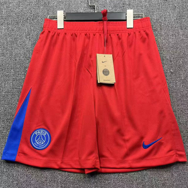 2025/26 PSG Third Red Shorts Pants