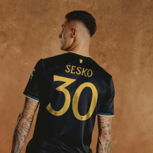 ŠEŠKO #30 M Utd 1:1 Quality Third  Fans Soccer Jersey 2025/26 (UCL Font 欧冠字体 ) ★★