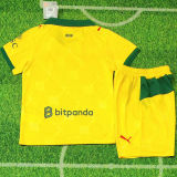 2025/26 AC Milan Third Yellow Kids Soccer Jersey
