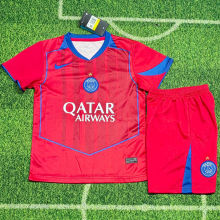 2025/26 PSG Third Red Kids Soccer Jersey