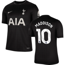 MADDISON #10 TH FC 1:1 Quality Away Black Fans Soccer Jersey 2025/26 (League Font 联赛字体 ) ★★