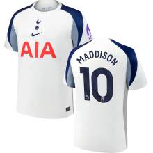 MADDISON #10 TH FC 1:1 Quality Home White Fans Soccer Jersey 2025/26 (League Font 联赛字体 ) ★★