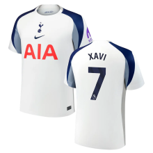 XAVI #7 TH FC 1:1 Quality Home White Fans Soccer Jersey 2025/26 (League Font 联赛字体 ) ★★