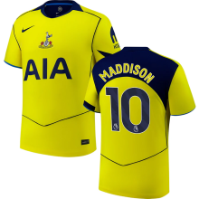 MADDISON #10 TH FC Third Yellow Fans Soccer Jersey 2025/26 (League Font 联赛字体 ) ★★