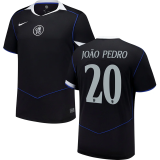 João Pedro #20 CFC Third Black Fans Soccer Jersey 2025/26  (UCL Font 欧冠字体 ) ★★