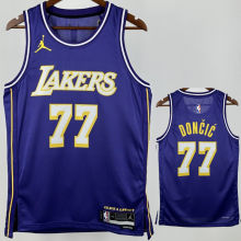 2026 Lakers DONCIC #77 Purple NBA Jersey
