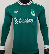 2025/26 LFC Third Green Player Version Long Sleeve Jersey