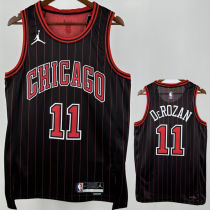 2025/26 Bulls DEROZAN #11 Black NBA Jerseys