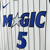 2026 Magic BANCHERO #5 White NBA Jerseys