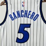 2026 Magic BANCHERO #5 White NBA Jerseys