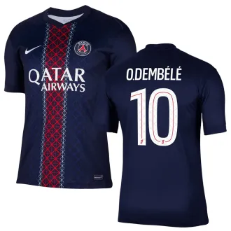O. Dembélé #10 PSG 1:1 Quality Home Fans Soccer Jersey 2025/26 (League Font 联赛字体 ) ★★
