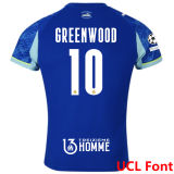 GREENWOOD #10 MS 1:1 Quality Third Fans Soccer Jersey 2025/26 (UCL Font 欧冠体 ) （Have TREIZIEME HOMME 带号下广告 ）★★