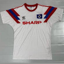 1990/1991 Hamburger Home White Retro Soccer Jersey