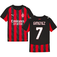 GIMENEZ #7 AC Milan 1:1 Quality Home Fans Soccer Jersey 2025/26 ★★