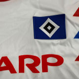 1990/1991 Hamburger Home White Retro Soccer Jersey