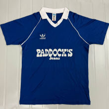 1984/1985 Schalke 04 Home Blue Retro Soccer Jersey