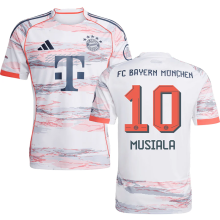 MUSIALA #10 BFC 1:1 Quality Away Fans Soccer Jersey 2025/26 ★★