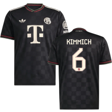 KIMMICH #6 BFC 1:1 Quality Third Black Fans Soccer Jersey 2025/26 ★★