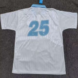 2025/26 AD x oasis #25 White Retro Style Fans Soccer Jersey (Have No.25 带号码）