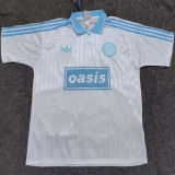 2025/26 AD x oasis #25 White Retro Style Fans Soccer Jersey (Have No.25 带号码）