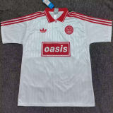 2025/26 AD x oasis #25 White Retro Style Fans Soccer Jersey (Have No.25 带号码）