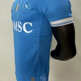 2025/26 Napoli Home Blue Player Version Soccer Jersey