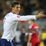 2014 Portugal Away White Retro Player Version Long Sleeve Soccer Jersey 球员版