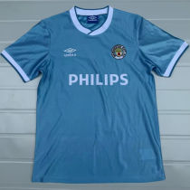 1986/1987 Man City Home Blue Retro Soccer Jersey