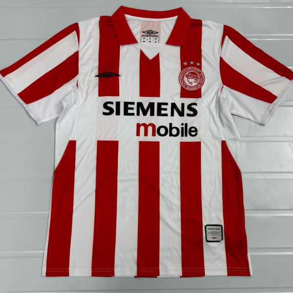 2004/2005 Olympiacos Home Retro Soccer Jersey 奥林匹亚科斯