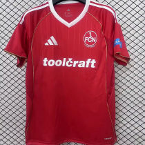 2025/26 1. FC Nürnberg Third Red Fans Soccer Jersey  纽伦堡