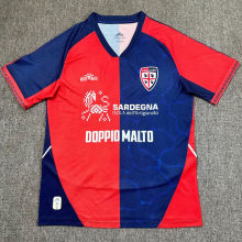 2025/26 Cagliari Home Fans Soccer Jersey 卡利亚里
