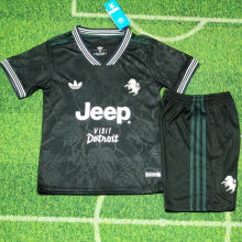 2025/26 JUV Third Black kids Soccer Jersey