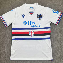 2025/26 Sampdoria Away White Fans Soccer Jersey