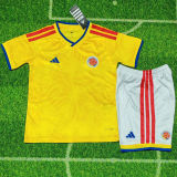 2026/27 Colombia Home Yellow Kids Soccer Jersey