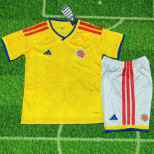 2026/27 Colombia Home Yellow Kids Soccer Jersey