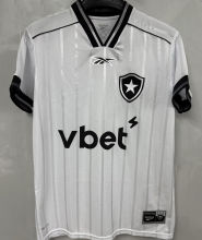2025/26 Botafogo Third White Fans Soccer Jersey 胸前有广告