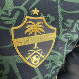 2025/26 Al Ahli SFC Champion Version Green Player Version Jersey 吉达国民