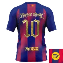 LAMINE YAMAL #10 BA 1:1 Quality Home Kopa Trophy Fans Soccer Jersey 2025/26 带号下广告 ★★