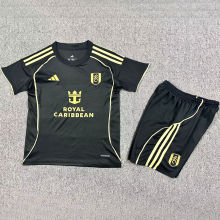 2025/26 Fulham Third Black Kids Soccer Jersey