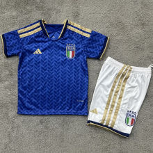 2026/27 Italy Home Blue Kids Soccer Jersey