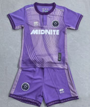 2025/26 Sheffield United Third Kid Soccer Jersey 带胸前广告