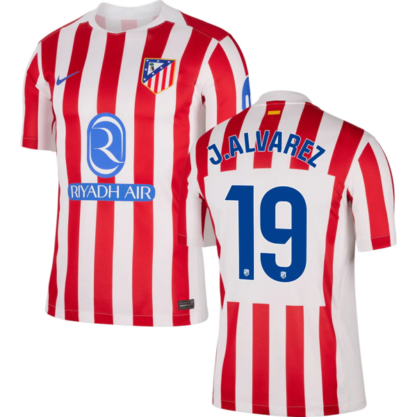 J.ALVAREZ #19 ATM Home Fans Jersey 2025/26 LaLiga Font 西甲字体  ★★