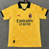 MODRIĆ #14  AC Milan Third Yellow Fans Soccer Jersey 2025/26 ★★