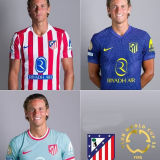 GRIEZMANN #7 ATM Home Fans Jersey 2025/26 UCL Font 欧冠字体 ★★